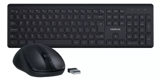 Kit Teclado E Mouse Intelbras Csi50 Sem Fio Preto