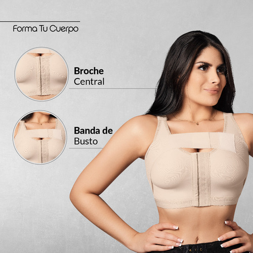 Brasier Post Quirúrgico Con Banda De Busto C-039