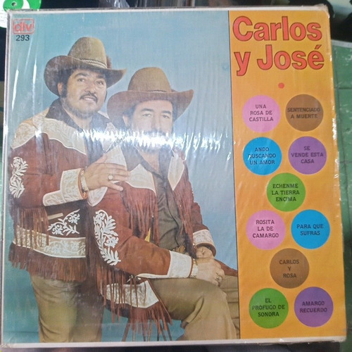 Carlos Y José Una Rosa De Castilla Vinil,lp,acetato (Usado)