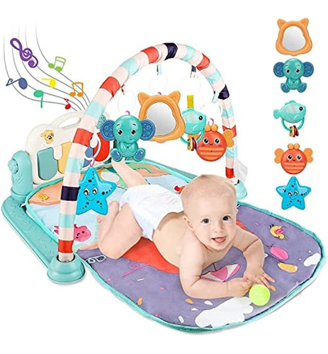 ~. Toy Life Baby Gym Play Mat, Kick And Play Piano Tummy Tim