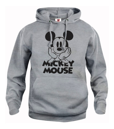 Buzo Mickey Mouse Con Capota Hoodies Estampado Saco 