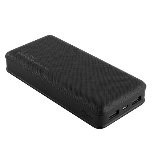 Cargador Portátil Gadnic Power Bank 20000mah 2 Usb Color Negro