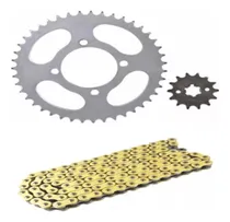Comprar Kit Transmision Cadena Dorada Piñon Corona Zanella Zb110 