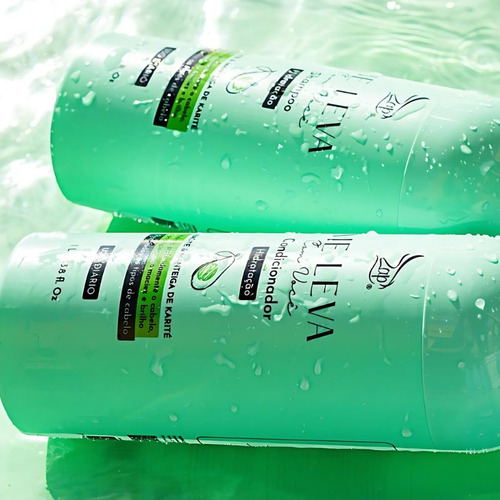 Kit Shampoo Condicio. Cabeleireiro Abacate E Manteiga Karité