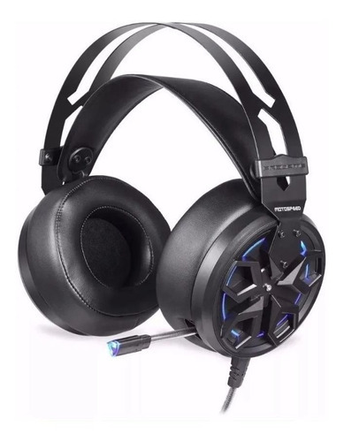 Headset Gamer Motospeed H60 Preto 7.1 Led Azul Usb