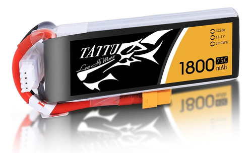 Batería Lipo Tattu 3s 11,1v 1800mah 75c