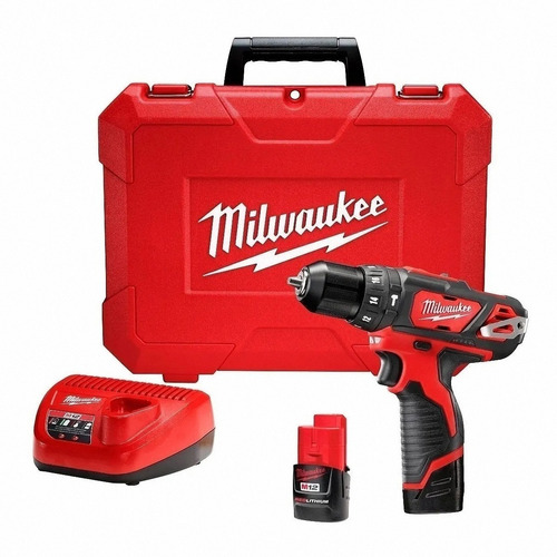 Taladro Atornillador Percutor 12v Litio Milwaukee 2408-259a