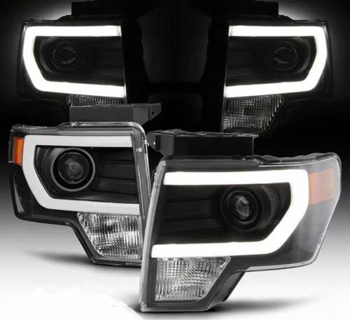 Faros Ford Lobo F150 2009 2010 2011 2012 2013 2014 Drl Led