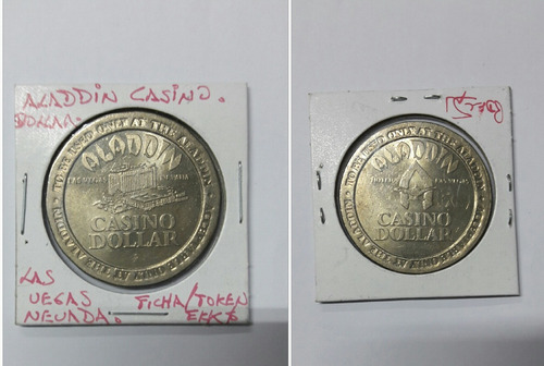 Token De Colección, Aladdin Casino . One Dollar. Usa.