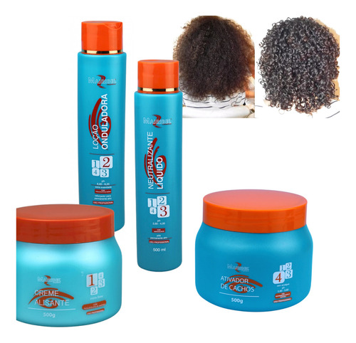 Kit Capilar Permanente Afro 2kg Mairibel