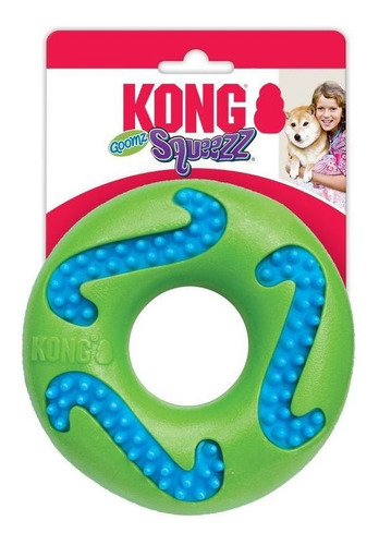 Brinquedo Para Cães Squeezz Goomz Ring Médio Kong