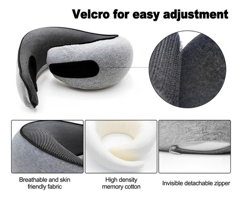 2025 Almohada De Viaje For Avión, Reposacabezas Y Cuello. .