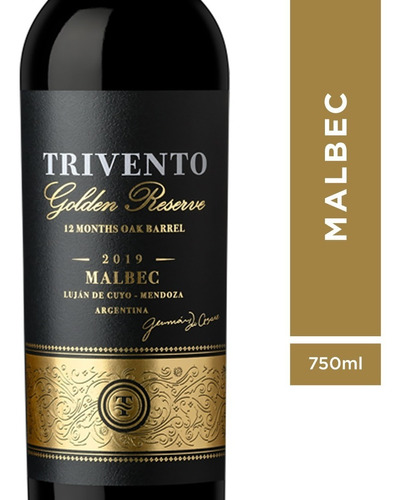 Trivento Golden Reserve Vino Tinto Malbec 750 Ml