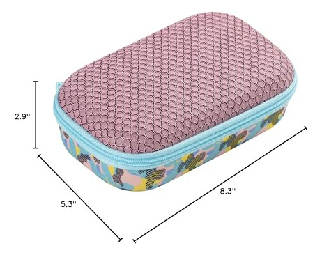 Caja De Lápices De Malla Rosa Para School