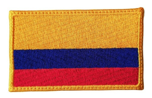 Bandera Colombia Bordado Parche Para Pegar 