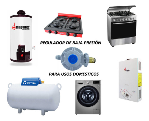 Regulador Gas Lp, Mangueras De 3 Y 5mt Y Acc. P/2 Servicios