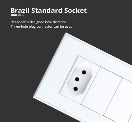 , Soquete Zemismart Tuya Wifi Brasil Com Interruptor De Luz