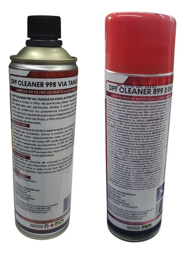 Kit Limpa Catalisador Dpf 3em1 Excel Dpf Cleaner Via Tanque