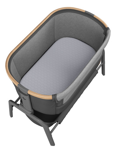 Imagen 7 de 8 de Cuna Colecho Lora Essential Graphite Maxi Cosi