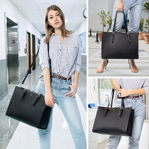 Imagen 7 de 7 de Bolsa Para Laptop 15.6 Ó 39.6 Cm Para Mujer De Negocios