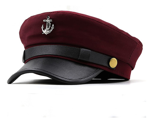 Sombrero De Ancla De Capitán De Yate Para Hombre, Gorra