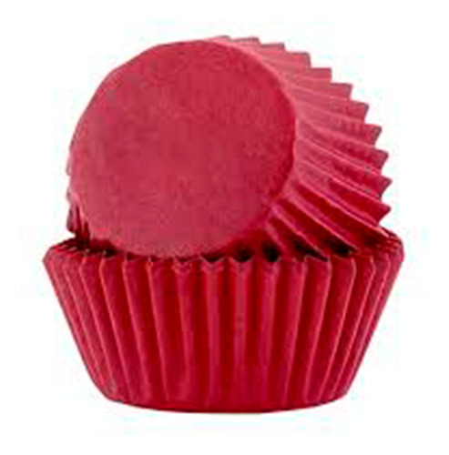 Capacillo Papel No. 72 Cupcake Repostería 500 Pzas Rojo