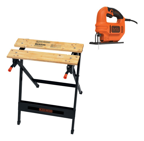 Sierra Caladora 420w + Mesa De Trabajo Black+decker