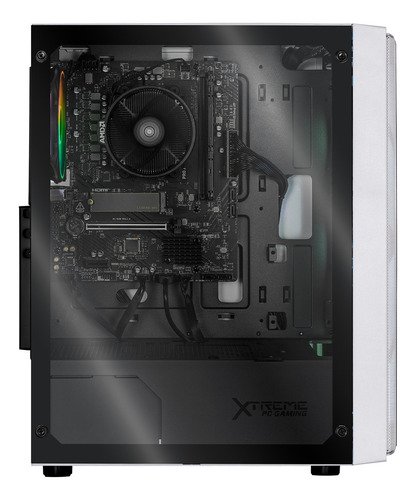 Xtreme Pc Gaming Amd Radeon 760m Ryzen 5 8600g 16gb Ddr5 Ssd 1tb Monitor 27 75hz Wifi White
