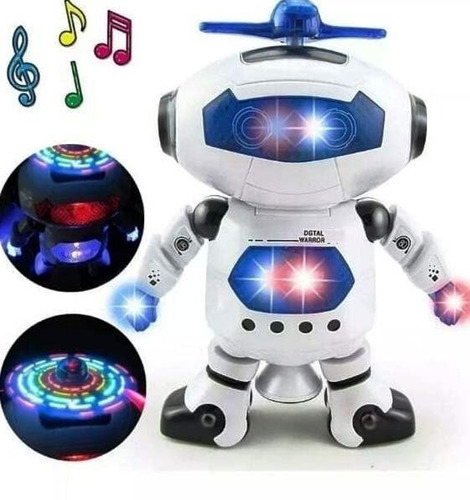 Robot Dansarin Naughty Con Luces Y Sonidos Juguete