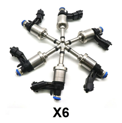 Imagen 1 de 10 de 6x Inyector Gasolina V6 Camaro Traverse Acadia Cad 12638530