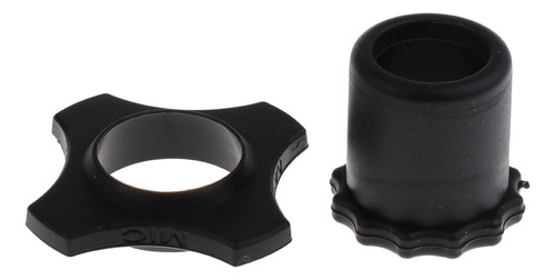 Micrófono De Protección Base Inferior Hexagonal Mic Negro