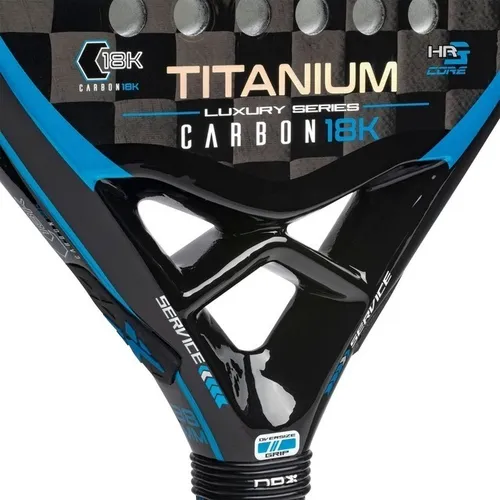 Paleta Paddle Nox Titanium Carbon 18k Importada + Funda