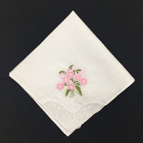 B Pañuelos De Algodón De 12 Piezas Para Mujer, Estampado De