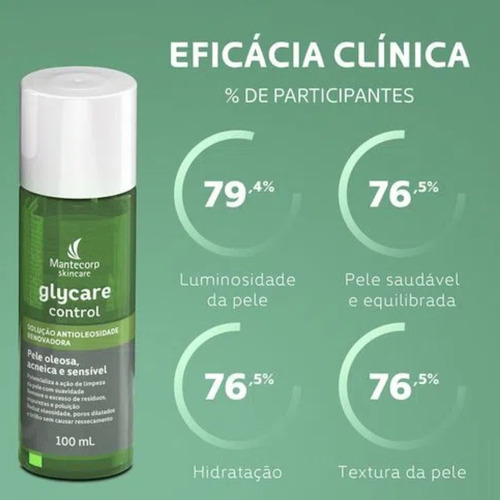 Solução Antioleosidade Glycare Control 100ml.