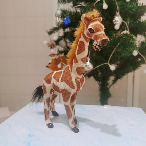Figura De Jirafa De Juguete De Peluche, Estatuas De Jirafas,