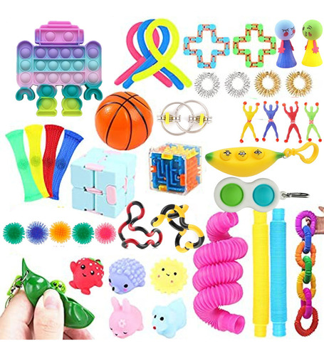 38 Piezas Simple Dimple Toys Autismo Tadhd Alivio Del Estrés