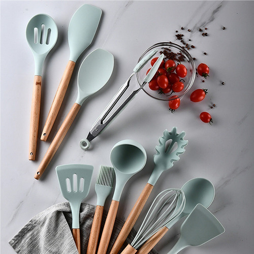 - Juego De Utensilios De Cocina De Silicona, 11 Piezas