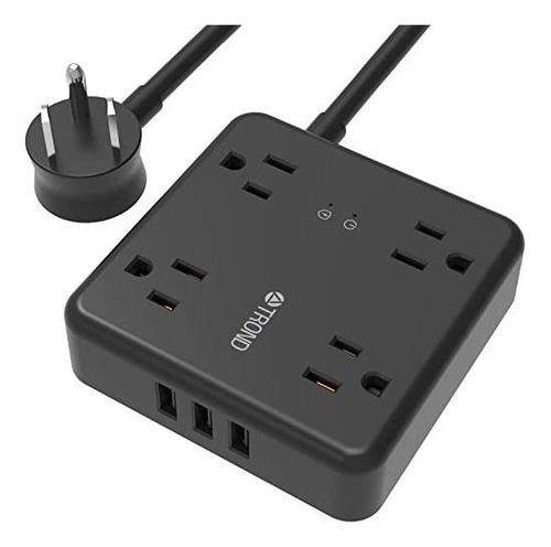 Tira De Alimentacion Con Protector Contra Sobretensiones T