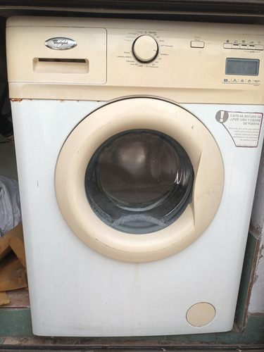 Lavarropas Whirlpool Wfe81a 8kg 1200 Rpm Funcionando Beige (Usado)