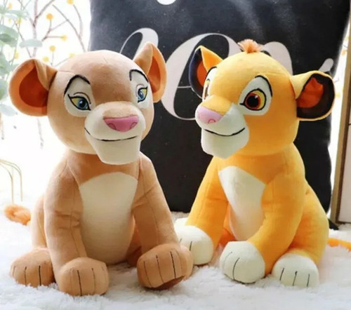 Simba Y Nala Original Set De 2 Peluches Excelente Calidad