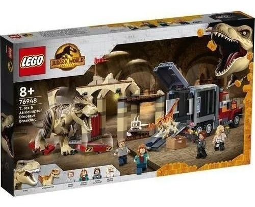 Lego 76948 Jurassic World -t Rex & Atrociraptor - Bunny Toys