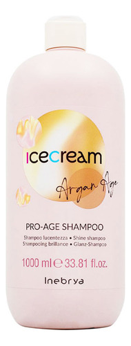 Shampoo Inebrya Argan Age 1000ml Hidratación Y Brillo