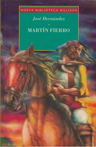 Libro Fisico Martin Fierro De Jose Hernandez