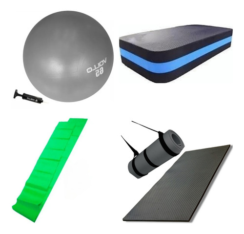 Studio Pilates  Mat Yoga  Fit Ball  Step Eva  Faixa Elástica