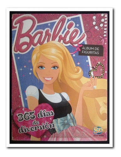 Álbum Barbie 365 Días De Diversión + 70 Laminas + 1 Sobre
