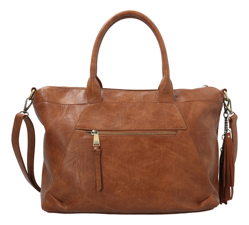 Cartera Mujer Louise Tote Café Hush Puppies Color Marrón