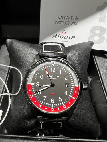 Relógio Alpina Startimer Pilot Quartz Gmt Al-247br4fbs6