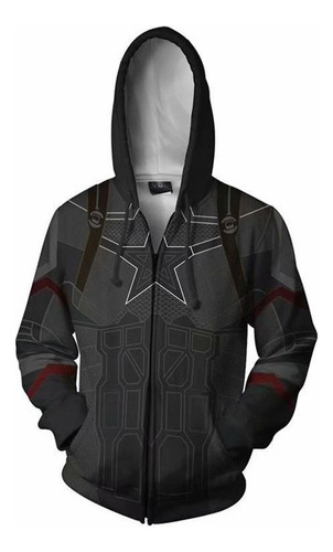 Avengers 3 Infinity War Captain America - Sudadera Con Capuc