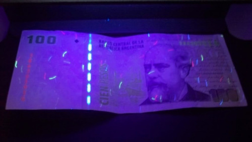 Imagen 5 de 9 de Detector De Billetes Falsos Luz Ultravioleta 2 Tubos Dasa 6w