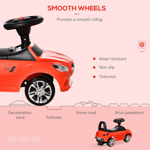 Coche Andador Para Niños Pequeños Con Musica Y Almacenamient